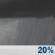 Saturday Night: Slight Chance Rain Showers then Areas Of Fog