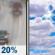 Tuesday: Slight Chance Drizzle then Partly Sunny