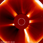 Latest LASCO C2 image of the Sun